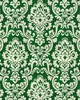RM Coco Frescato Damask Reversal Emerald