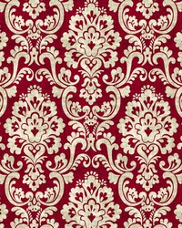 Frescato Damask Reversal Red Hot by   