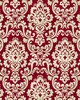 RM Coco Frescato Damask Reversal Red Hot