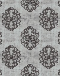 Guinevere Damask Charcoal by   