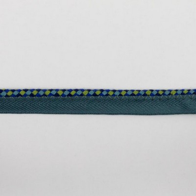 RM Coco Trim Lc103 Lipcord .25 in  Aquamarine in Bahama Breeze Blue COT  Blend  Cord Outdoor Trims and Embellishments  Fabric