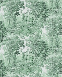 Staghorn Toile Emerald by   