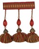 RM Coco Trim T1115 BEAD TASSEL F SANTA FE BRICK BEAD TSL F