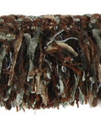 T1119 Brush Fringe Spot Robin Egg Brush Frin by   