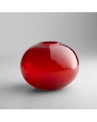 Small Red Pod Vase 00971 by   
