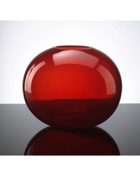 Large Red Pod Vase 01043 by   