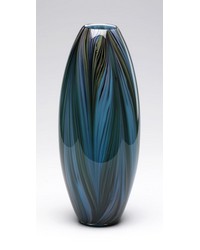 Peacock Feather Vase 02920 by   