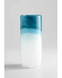 Lg Turquoise Cloud Vase 05877 by   