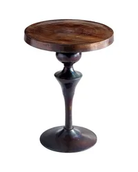 Gully SIde Table Medium Bronze Torched Patina by   