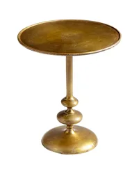 Tote Side Table ANTIQUE BRASS by   