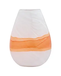 Pacaya Vase White Orange Stout by   