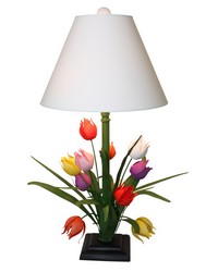 Tulip Lamp Multi Color by   