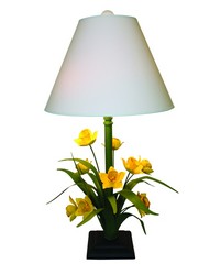 Yellow Daffodil Table Lamp by   