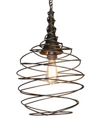Beehive Chandelier Antique Platinum Finish by   