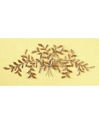 Large Italian Gold Olive Leaf Grill by   