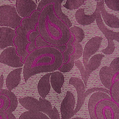 Novel Mims Plum in 130 Purple  Blend Modern Contemporary Damask   Fabric