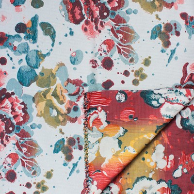 Novel Lovage Calypso in 142  Blend Abstract Floral   Fabric