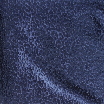 Novel Barry Caspian in 130 Upholstery Polyester Fire Rated Fabric Animal Print  Animal Print Velvet   Fabric