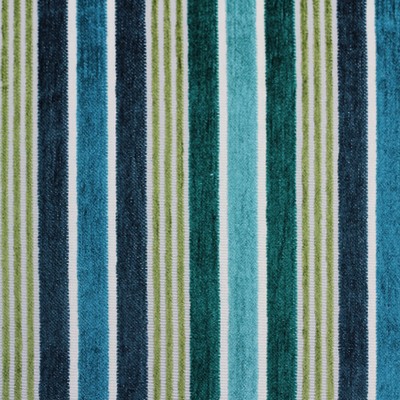 Novel Tailored Batik in 144 Blue Small Striped  Striped   Fabric