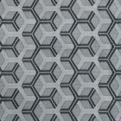 Novel Seger Carbon in 144 Upholstery RAYON  Blend Fire Rated Fabric Geometric   Fabric
