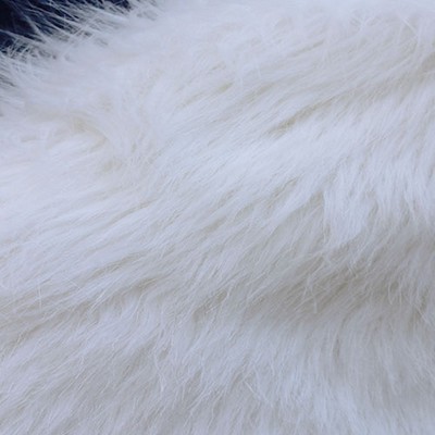 Novel Fox White in 138 White  Blend Faux Fur   Fabric