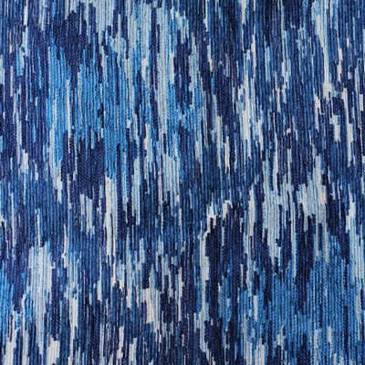 Novel Jami Royal in 147 Blue  Blend Abstract   Fabric