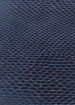 Novel Sedgewick Cobalt in Exotic Faux Leather I Blue Polyurethane Animal Skin   Fabric