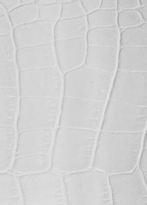Novel Tiller White in Exotic Faux Leather II White Poly  Blend Animal Skin   Fabric