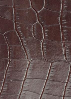 Novel Tiller Truffle in Exotic Faux Leather II Brown Poly  Blend Animal Skin   Fabric