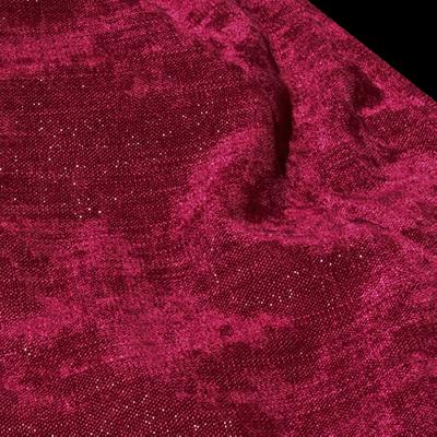 Novel Vance Scarlet in Metallic Textures Red Polyester  Blend Fire Rated Fabric
