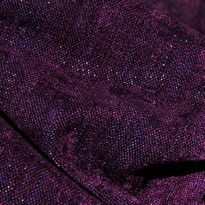 Novel Vance Purple in Metallic Textures Purple Polyester  Blend Fire Rated Fabric