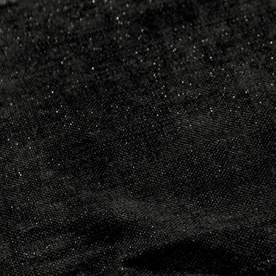 Novel Vance Jet in Metallic Textures Black Polyester  Blend Fire Rated Fabric
