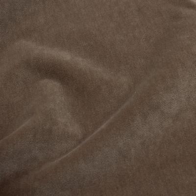 Novel Luxe Velvet Toffee in Luxe Velvet Brown 82%  Blend Solid Velvet   Fabric