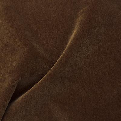 Novel Luxe Velvet Cognac in Luxe Velvet 82%  Blend Solid Velvet   Fabric
