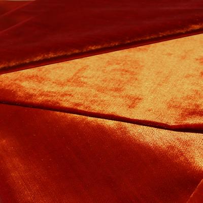 Novel Sunnyvale Spice in Distinctive Textures I Upholstery Polyester Fire Rated Fabric Solid Velvet   Fabric