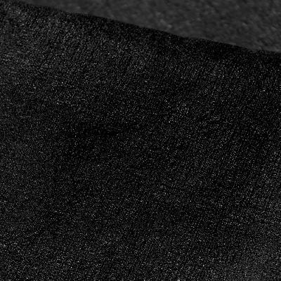 Novel Reidsville Black in Distinctive Textures II Black Polyester Fire Rated Fabric