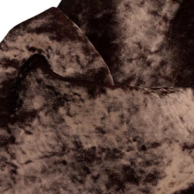 Novel Littleton Chocolate in Distinctive Textures II Brown Polyester Fire Rated Fabric