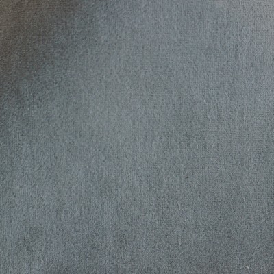 Novel Anthony Dove in 130 Grey Upholstery Polyester Fire Retardant Velvet and Chenille  Solid Velvet   Fabric