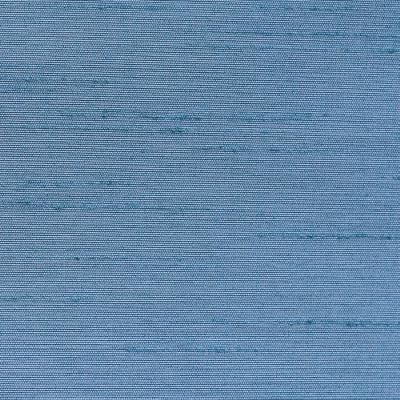 Novel Kriston Sky Blue in Shantung Polyester Blue Polyester Solid Faux Silk   Fabric