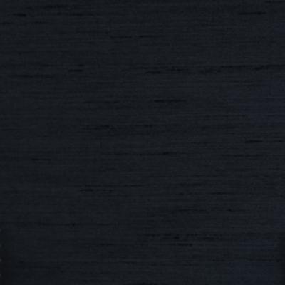 Novel Kriston Black in Shantung Polyester Black Polyester Solid Faux Silk   Fabric