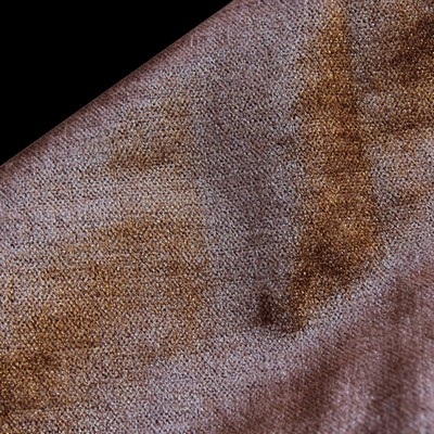 Novel Redbud Copper in 358 Gold Upholstery ACRYLIC  Blend Fire Rated Fabric Solid Color Chenille   Fabric