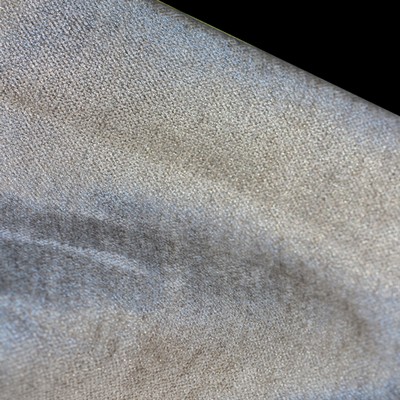 Novel Tigris Silver Bisque in 358 Silver Upholstery ACRYLIC  Blend Fire Rated Fabric Solid Velvet   Fabric