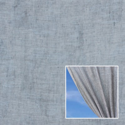 Novel Sicily Silver in 361 Silver Sheer Linen  Extra Wide Sheer   Fabric