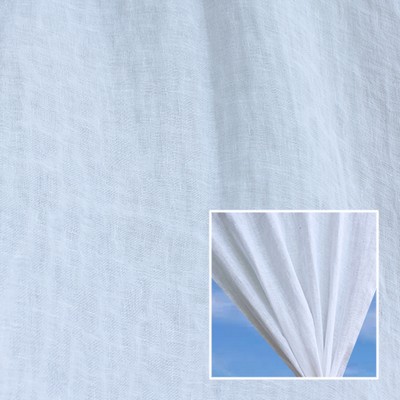 Novel Sharee Ice in 361 Sheer Linen  Extra Wide Sheer   Fabric