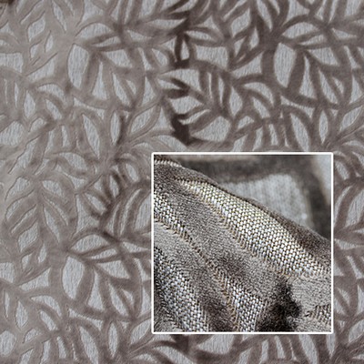 Novel Paparazzi Dune in 366 Upholstery VISCOSE  Blend Fire Rated Fabric Leaves and Trees  Patterned Velvet   Fabric