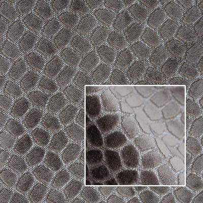 Novel Reveal Dune in 366 Upholstery VISCOSE  Blend Fire Rated Fabric Patterned Velvet   Fabric