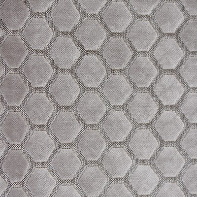 Novel Barre Quartz in 366 Upholstery VISCOSE  Blend Fire Rated Fabric Geometric  Patterned Velvet   Fabric