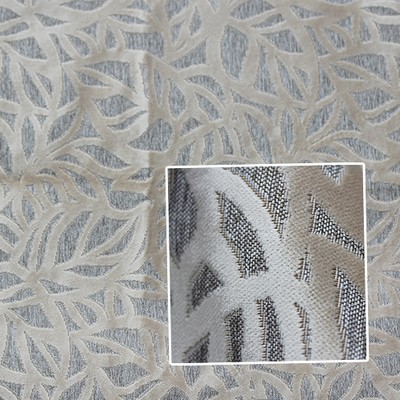 Novel Paparazzi Taupe in 366 Brown Upholstery VISCOSE  Blend Fire Rated Fabric Leaves and Trees  Patterned Velvet   Fabric