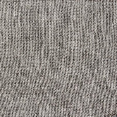 Novel Halina Stone in 368 Grey Drapery Linen 100 percent Solid Linen   Fabric