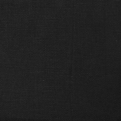 Novel Halina Midnight in 368 Black Drapery Linen 100 percent Solid Linen   Fabric